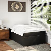 Boxspring met matras kunstleer zwart 120x190 cm - thumbnail