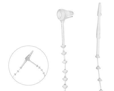 Veiligheidssluit 125 mm bolletjes 1000st