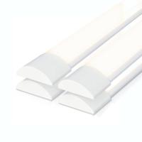Set van 4 LED Batten 120cm - 40 Watt 5600 lumen (140lm/W) - 4000K neutraal wit - Vervangt 330W - Samsung SMD LED chips - Flikkervrij - IP20 Stofdicht - Onderbouwverlichting - thumbnail