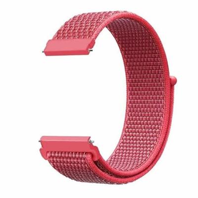 Garmin Vivoactive 4 / 4L - Sport Loop nylon bandje - Donkerroze