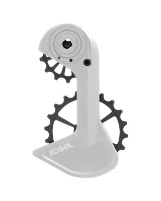 Sram Kogel derauilleurkooi oversized kolossos speed red axs road grijs (raw)