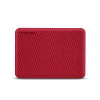 Toshiba Canvio Advance 1 TB Externe harde schijf (2,5 inch) USB-A 3.2 Gen 1 Rood HDTCA10ER3AA - thumbnail