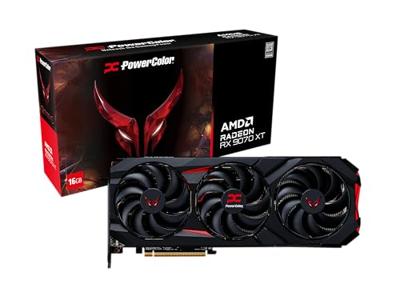 PowerColor radeon rx 9070 xt red devil 16gb oc grafische kaart (zwart, rdna4, gddr6, 3x displayport, 1x hdmi 2.1)