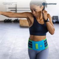 Bauerfeind Sports Back Support Rugbrace - XS - Zwart - thumbnail