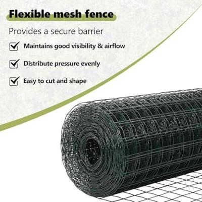 VidaXL Hek met paal groen 0,4 x 10 m staal en pvc