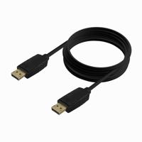 AISENS DISPLAYPORT V1.2 CCS 4K @60Hz- DP/M-DP/M kabel - zwart - 3 m - thumbnail