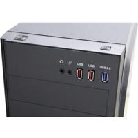 Inter-Tech b-42 rgb midi tower behuizing (zwart | 3x usb-a | rgb | window) - thumbnail