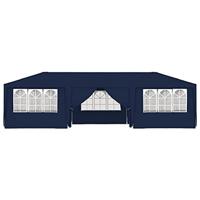 Partytent met zijwanden professioneel 90 g/m 4x9 m blauw - thumbnail