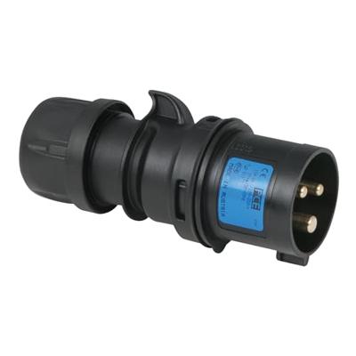 PCE CEE 16A 3-polige stekker Turbo Twist zwart PCE CEE 16A 3-polige stekker Turbo Twist zwart