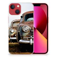Apple iPhone 13 | Siliconen hoesje | met foto Vintage Auto - thumbnail