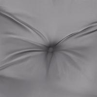Stoelkussens 2 st 40x40x7 cm oxford stof grijs - thumbnail