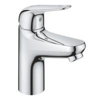 GROHE Swift QuickFix Wastafelkraan - s-size - met push open waste - chroom 24323001 - thumbnail