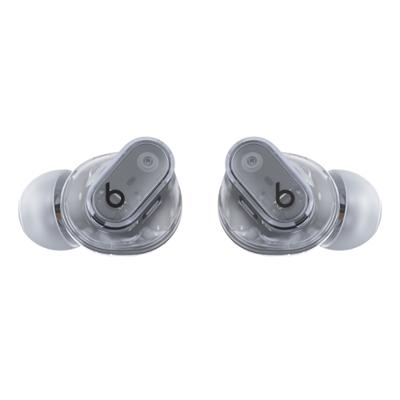 Beats Studio Buds + | echt draadloze oortjes met ruisonderdrukking, verbeterde compatibiliteit met Apple en Android, ingebouwde microfoon, ruimtelijke audio - Transparant