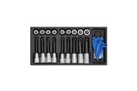 Gedore 1500 ES-ITX 19 LKP 1402226 Schroevendraaierdop 0 mm 19-delig - thumbnail