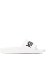 Moschino logo detail slides - White - thumbnail