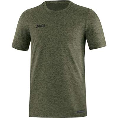 JAKO 6129 T-Shirt Premium Basics - Kaki Gemeleerd - XXL