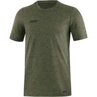 JAKO 6129 T-Shirt Premium Basics - Kaki Gemeleerd - XXL - thumbnail