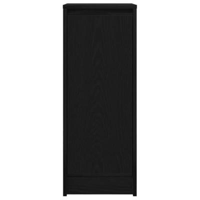 Dressoir 29,5x34x76 cm spaanplaat zwart eikenkleurig Dressoir 29,5x34x76 cm spaanplaat zwart eikenkleurig