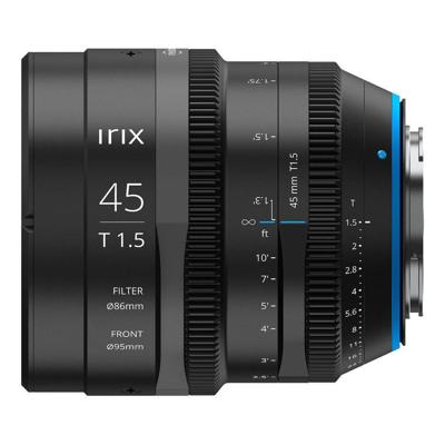 Irix Cine Lens 45mm T1.5 MFT-mount objectief Irix Cine Lens 45mm T1.5 MFT-mount objectief