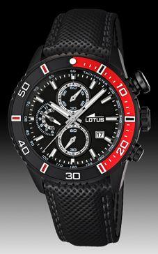 Horlogeband Lotus 15790-5 Kunststof/Plastic Zwart 24mm