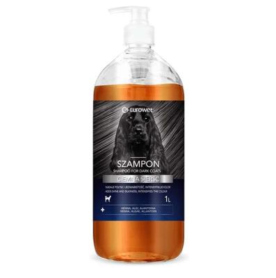 EUROWET Dark coat - Shampoo voor honden - 1l