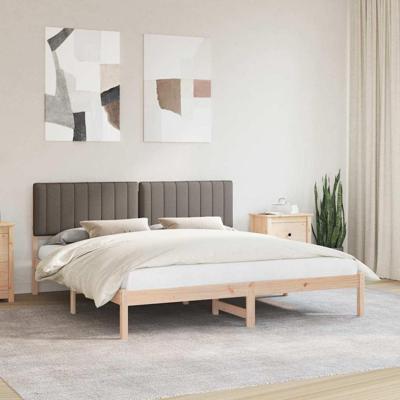 Bedframe met Gevoerd Hoofdgedeelte Taupe 180 x 200 cm Bedframe met Gevoerd Hoofdgedeelte Taupe 180 x 200 cm