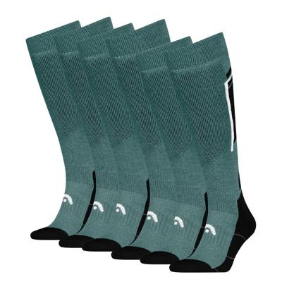 HEAD Skisokken Kneehigh 6-pack Black / Dark Sea-39/42