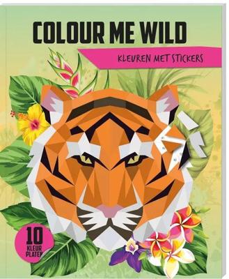Kleuren met stickers - Colour me Wild Kleuren met stickers - Colour me Wild