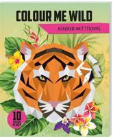 Kleuren met stickers - Colour me Wild - thumbnail