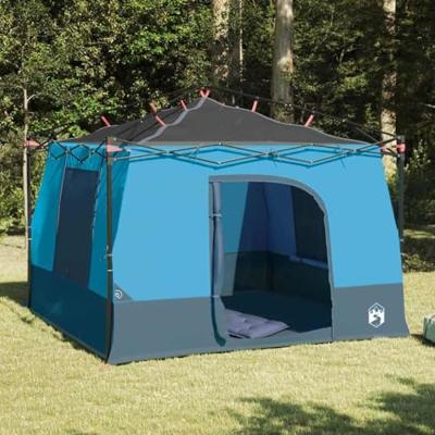 VidaXL Binnentent met dak met opslag blauw 290 x 288 x 234 cm taft