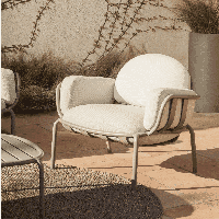 Kave Home Outdoor Fauteuil 'Joncols' kleur Taupe - thumbnail