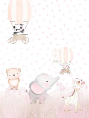 Dutch Cute Walls- Balloon Wagon 212x280cm - CW6031-1