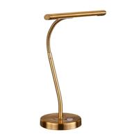 Trio Led bureau leeslampCurtis oud messing - 579790104 - thumbnail