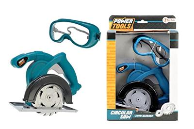Jonotoys Power tools cirkelzaag met veiligheidsbril