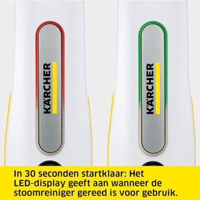 Stoommop - KARCHER - SC 3 UPRIGHT EasyFix - Elimineert tot 99,99% van de virussen en bacteriën