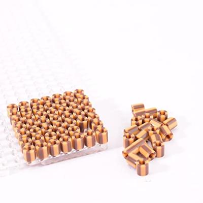 Vaessen Creative • strijkkralen tweekleurig bruin-beige 550st.