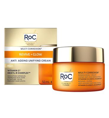 RoC Multi Correxion Anti-Aging Unifying Cream - Rich 50 ml Dagcrème Dames
