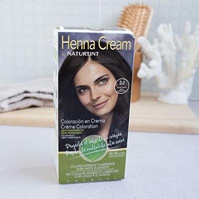 Naturtint Henna Cream 3.0 Donker Kastanjebruin Semi-Permanente Kleuring - thumbnail