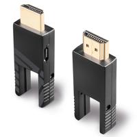 LINDY 38322 HDMI-kabel Aansluitkabel HDMI-micro-D-stekker, HDMI-micro-D-stekker 30.00 m Zwart 4K UHD - thumbnail