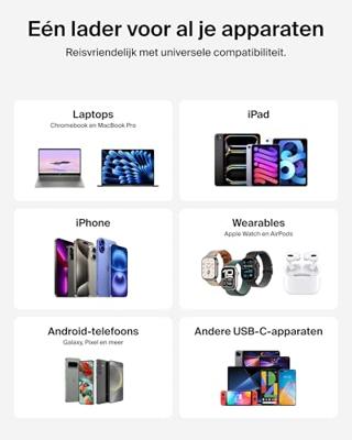 Oplader Belkin WCH020KQBK Zwart Oplader Belkin WCH020KQBK Zwart