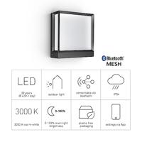 Steinel LED AUSSENLEUCHTE L 40 C ANT 085230 LED-buitenlamp (wand) LED Zonder 12.9 W Antraciet-grijs - thumbnail