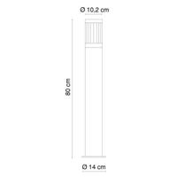 Globo RVS terraslampXeloo 80 cm - 32016 - thumbnail
