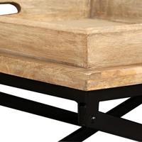 Salontafel 110x55x42 cm massief mangohout - thumbnail