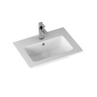 Badkamermeubelset Sanicare Q3 2 Soft-Close Laden 60 cm Truffel (spiegel optioneel) - thumbnail