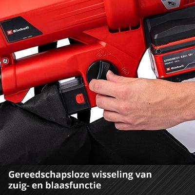 Einhell Power X-Change GE-CL 36 Li E Bladzuiger, Bladblazer Accu Zonder accu, Met draaggordel
