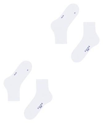 FALKE 2-paar Run ribbel korte sokken - Comfortabele katoenen dames en heren sokken