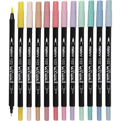 Le Plume II Markers, 12 stuk/ 1 doos