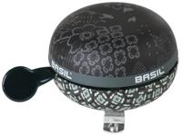 Fietsbel Ding-Dong Basil Bohème ø80mm - black - thumbnail