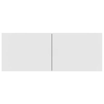 Tv-meubels 2 st 80x30x30 cm bewerkt hout wit