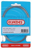 Elvedes Schakel binnenkabel 2250mm rvs slick ø1,1mm n-nippel (op kaart) - thumbnail